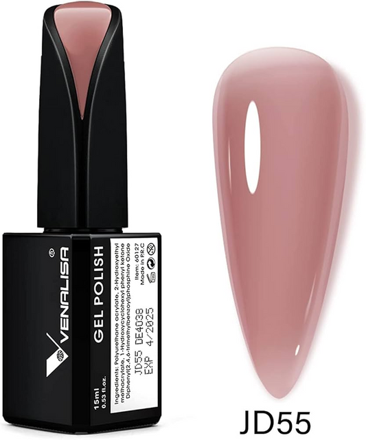 Venalisa Jelly Transparent Gel Polish- JD55