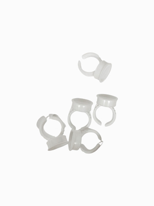 Glue Ring Cups White