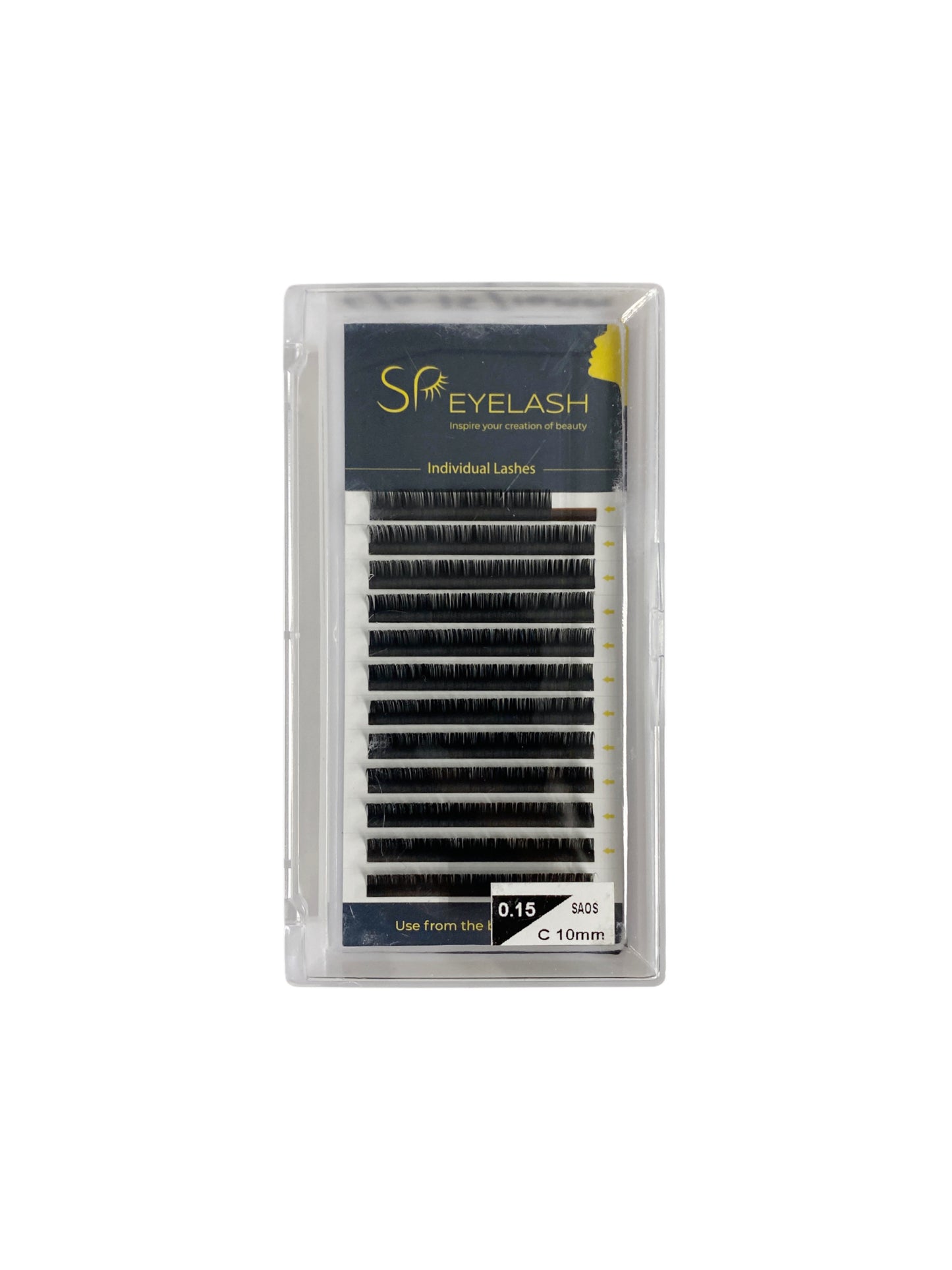 Single lashes C-Curl 0.15mm