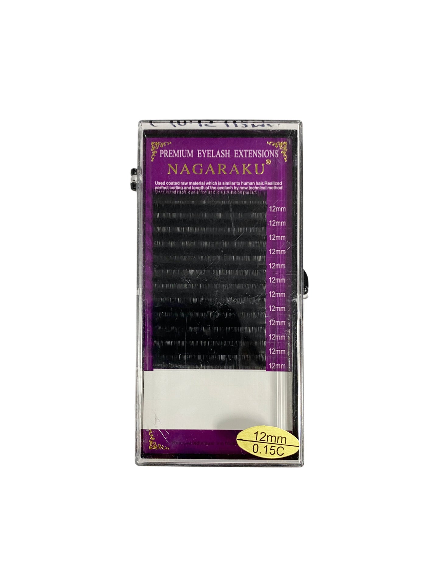 Single lashes C-Curl 0.15mm