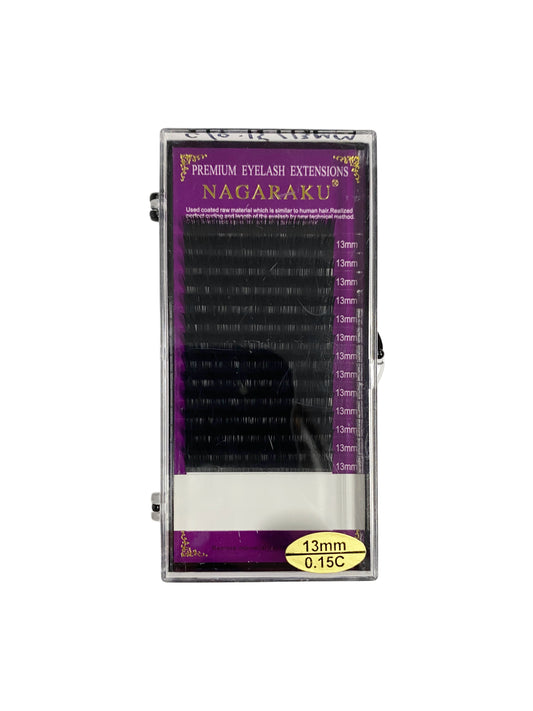 Single lashes C-Curl 0.15mm