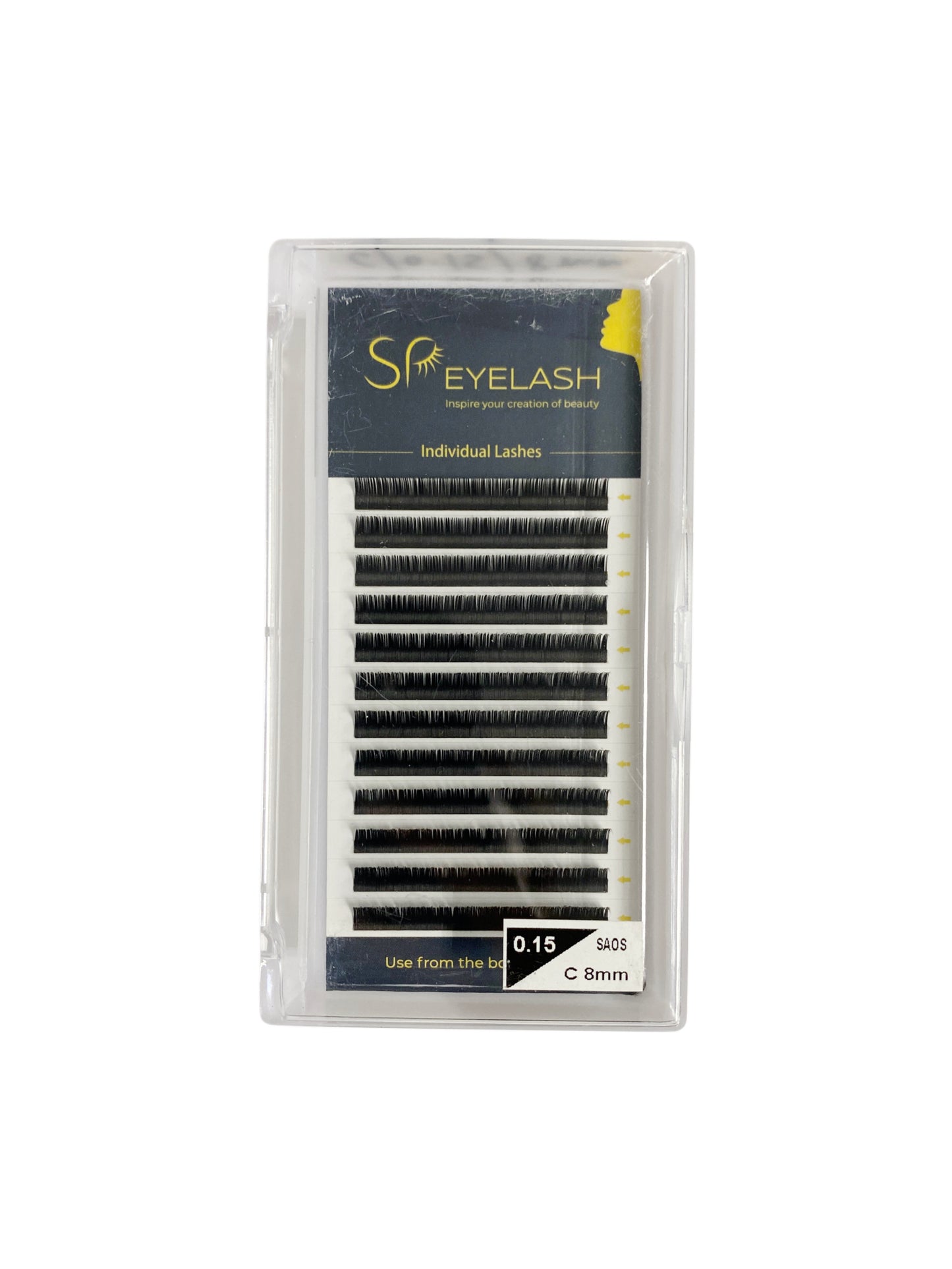 Single lashes C-Curl 0.15mm
