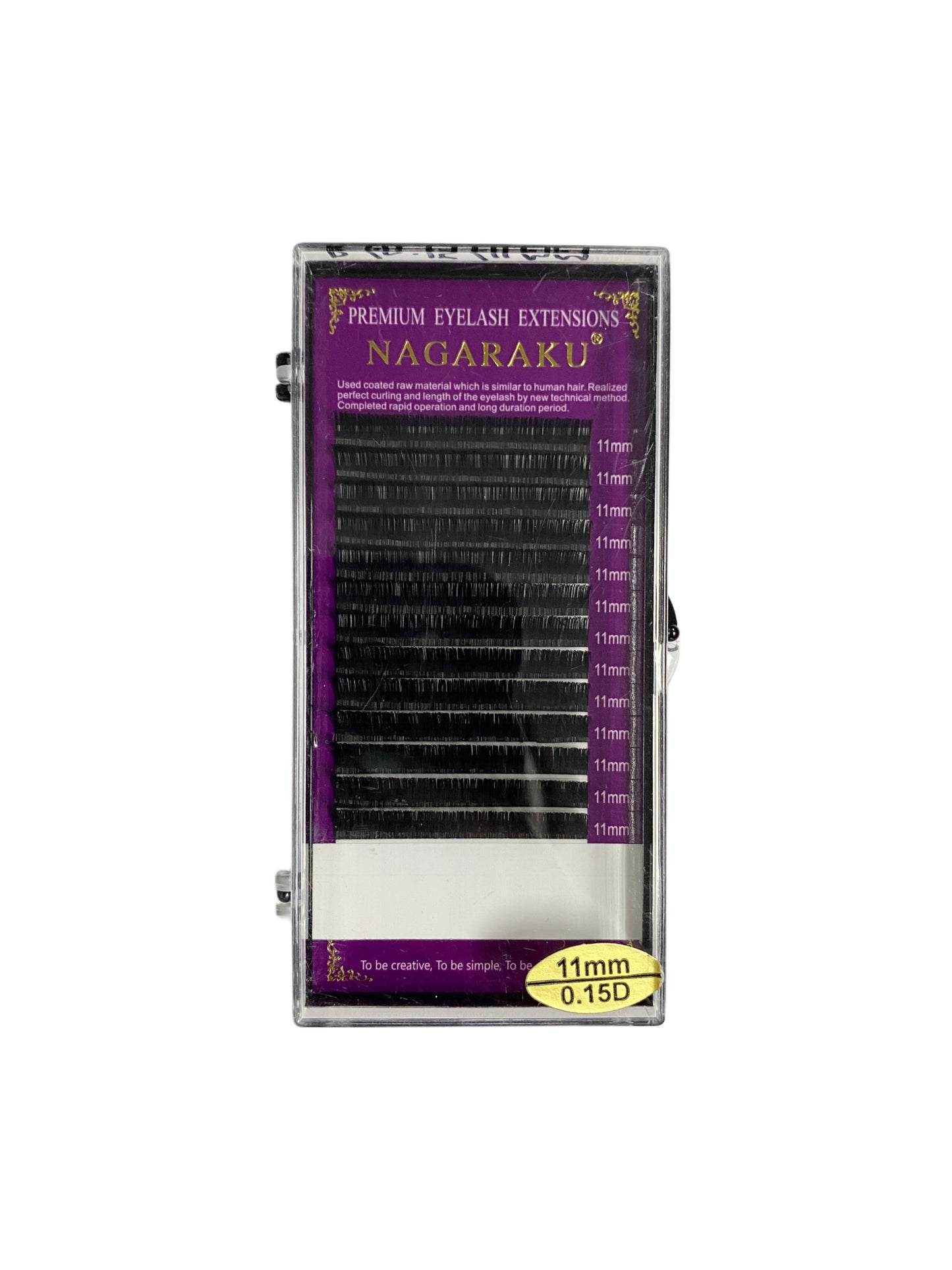 Single lashes D-Curl 0.15mm