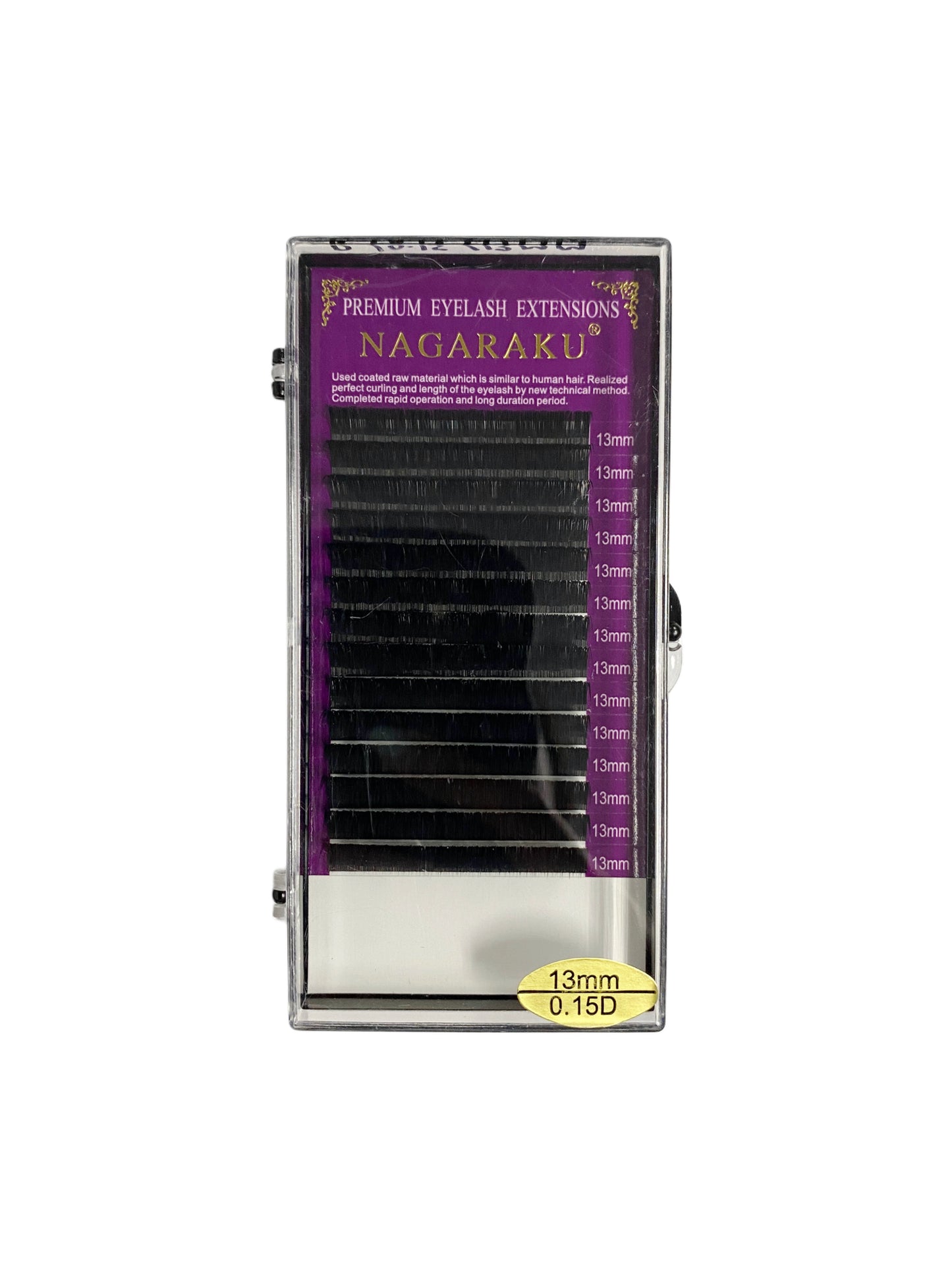 Single lashes D-Curl 0.15mm